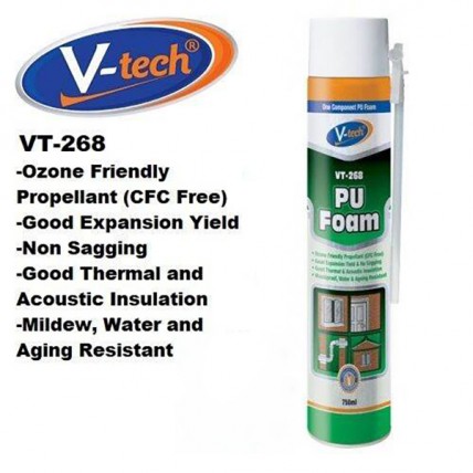 V-TECH PU FOAM 750ML VT-268