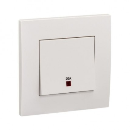 SCHNEIDER C-VIVACE WHITE WATER HEATER SWITCH - KB31D20NE_WE_G11