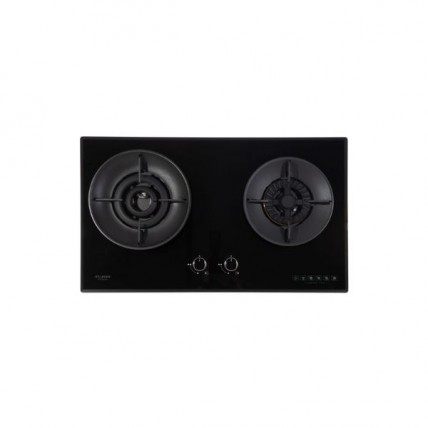 FUJIOH BUILT-IN 2 BURNER GLASS GAS HOB WITH DOUBLE INNER FLAME - FH-GS7020 SVGL