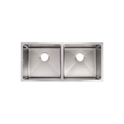 LIVINOX LUS-8045 2BOWLS SS304 UM SINK C/W 31/2