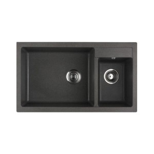 LIVINOX  BIANCO 820G 2 BOWL SINK C/W 31/2