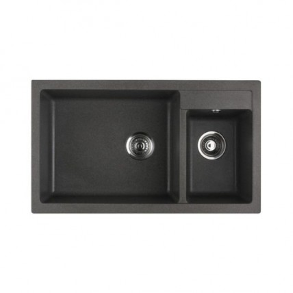 LIVINOX  BIANCO 820G 2 BOWL SINK C/W 31/2