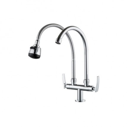 LIVINOX PILLAR SINK TAP DOUBLE 