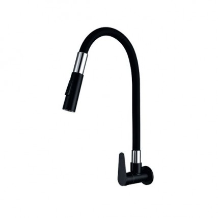 LIVINOX WALL SINK TAP SINGLE FLEXI SPOUT SPRAYER - LT-BK201F