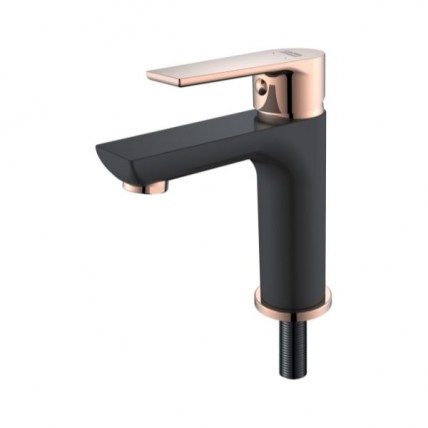 LIVINOX BASIN & MIXER TAP (BLK + ROSE GOLD) - LT-49B01/C