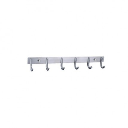 LIVINOX 6 ROBE HOOKS (POLISHED) - LBA-JA06-SS