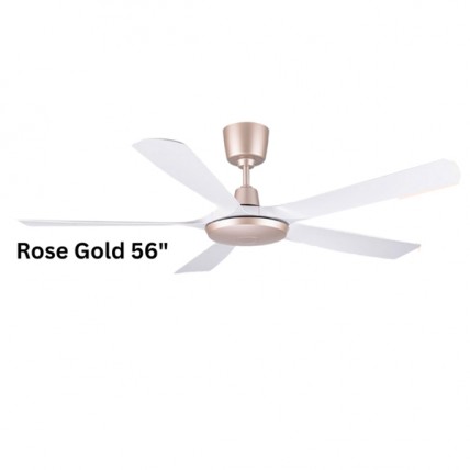 INOVO NAMDO 56 CEILING FAN DC MOTOR 5 ABS BLADES - ROSE GOLD