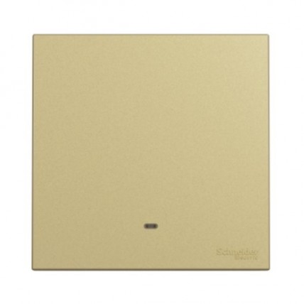 SCHNEIDER AVATARON C W.GOLD 1 GANG 2 WAY SWITCH-E8731L2F_WG_G11