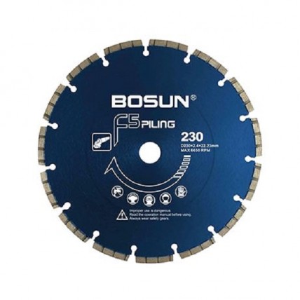 BOSUN SPUN PILE DIAMOND BLADES (PILING) - 9