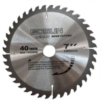 BOSUN T.C.T WOOD CIRCULAR SAW BLADE FOR WOOD 7