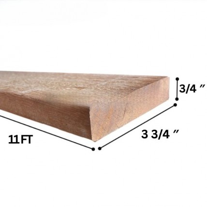 TIMBER RESAK KETAM 3/4'' X 3 3/4'' X 11'
