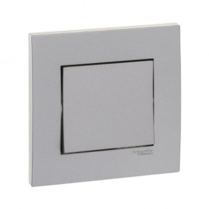 SCHNEIDER C-VIVACE A.SILVER 1 GANG 2 WAY - KB31-AS