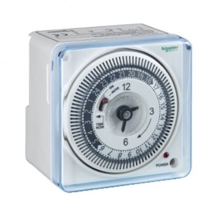 SCHNEIDER ANALOGUE TIMER SWITCH W/ RESERVE 24H - CCT15101