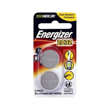 ENERGIZER LI COIN E-CR2032 BP2 2PCS/PACK