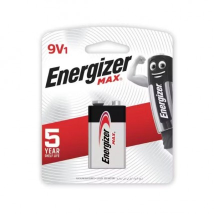 ENERGIZER BATTERY MAX 9V  1 PC- 522  BP1