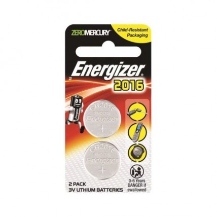 ENERGIZER LI COIN 3V  E-CR2016-BP2 (2PCS)