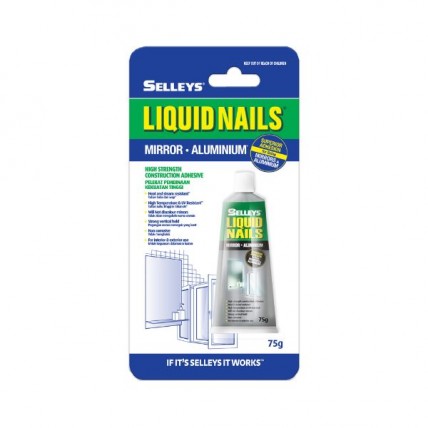 SELLEYS LIQUID NAIL MIRROR & ALUMINIUM 75G - 301196