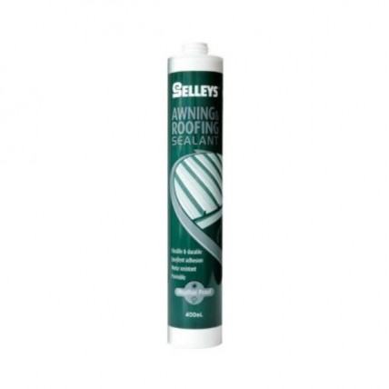 SELLEYS AWNING & ROOFING SEALANT 400ML - BLACK - 301363